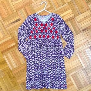 Pink Chicken LIKE NEW! Lightweight Patterned Dress - Girls Size 7